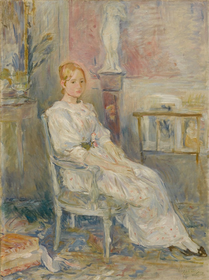 ALICE GAMBY DANS LE SALON by Berthe Morisot