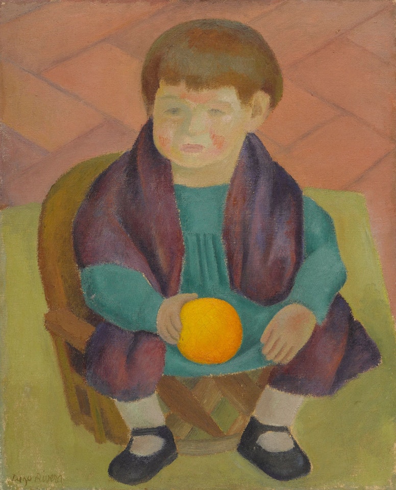RETRATO DE GUADALUPE "PICO" RIVERA MARÍN  by Diego Rivera