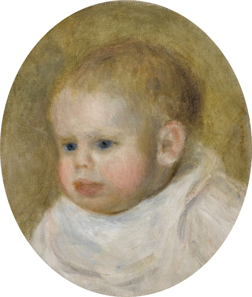 JEAN RENOIR EN MÉDAILLON by Pierre-Auguste Renoir
