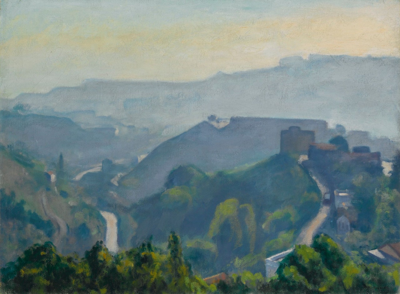 BRUME SUR LES COTEAUX D'ALGER by Albert Marquet