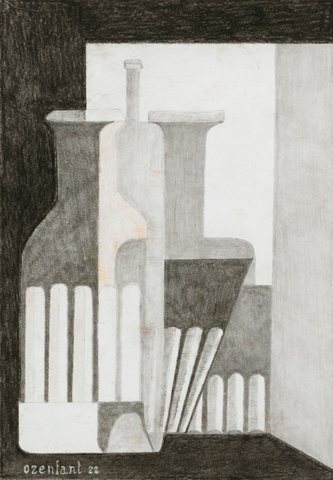 NATURE MORTE PURISTE—VERRERIE by Amédée Ozenfant