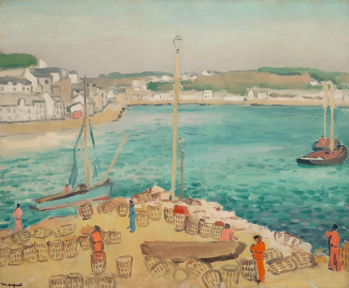 AUDIERNE, LES TONNEAUX by Albert Marquet