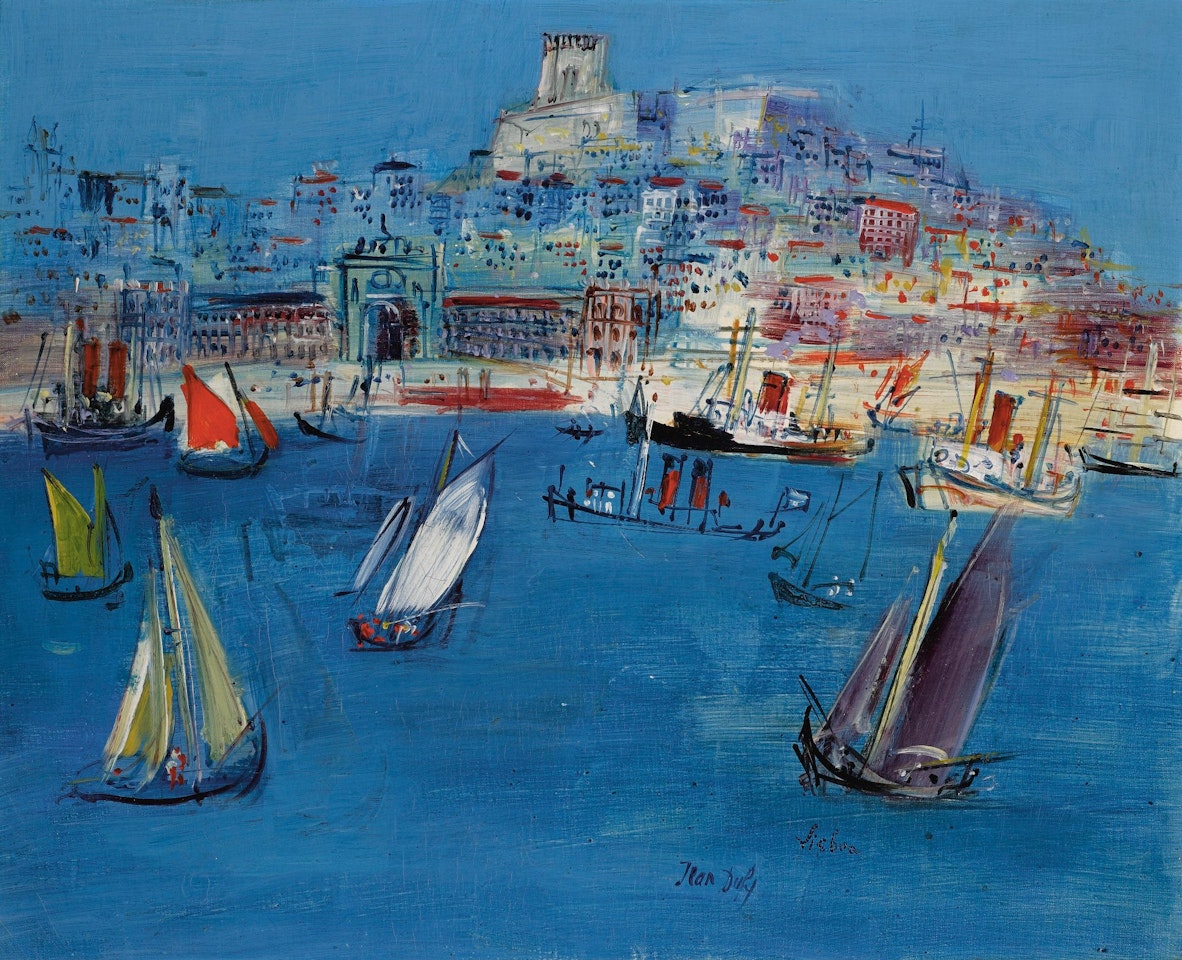 BAIE DE LISBONNE by Jean Dufy