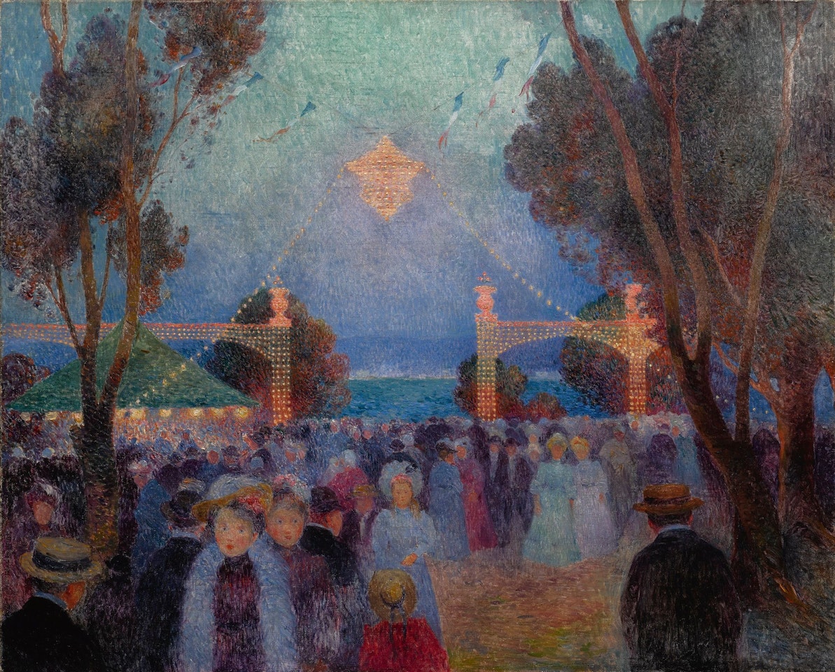 14 JUILLET, FÊTE FORAIN by Ferdinand du Puigaudeau