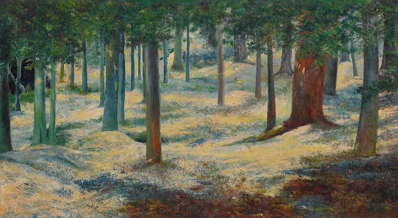 BOSQUE EN EL OTOÑO by Joaquín Clausell