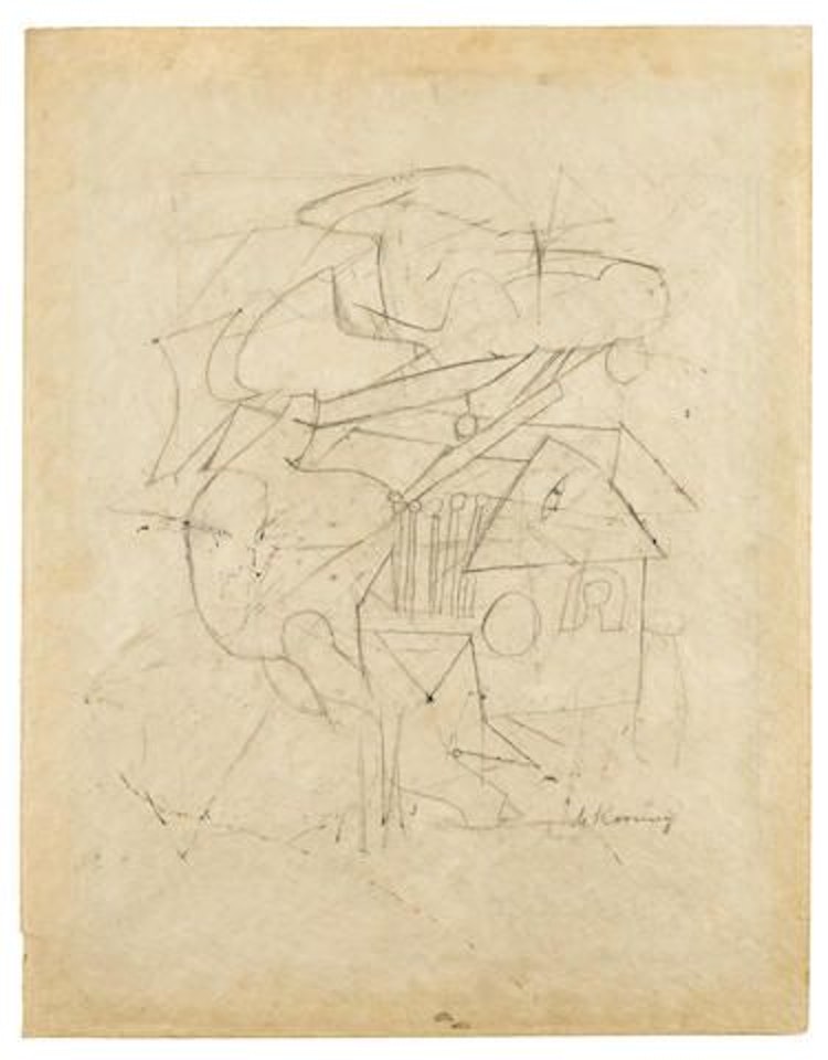 Untitled (Study for a Painting) by Willem de Kooning
