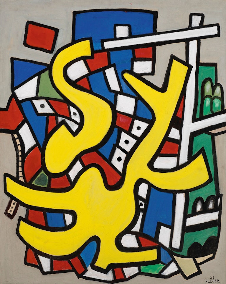 PEINTURE MURALE POLYCHROME by Fernand Leger