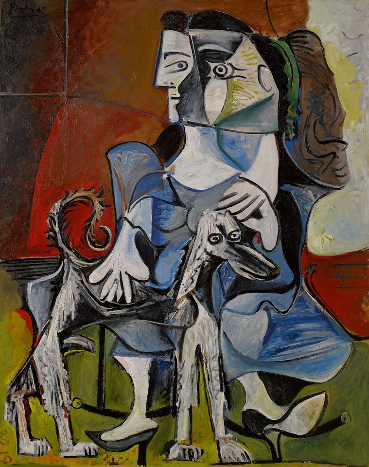 Femme au chien by Pablo Picasso