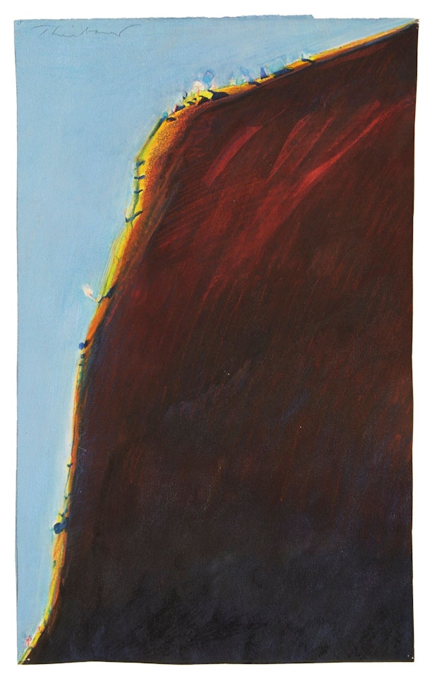STEEP HILL (UNTITLED LANDSCAPE) by Wayne Thiebaud