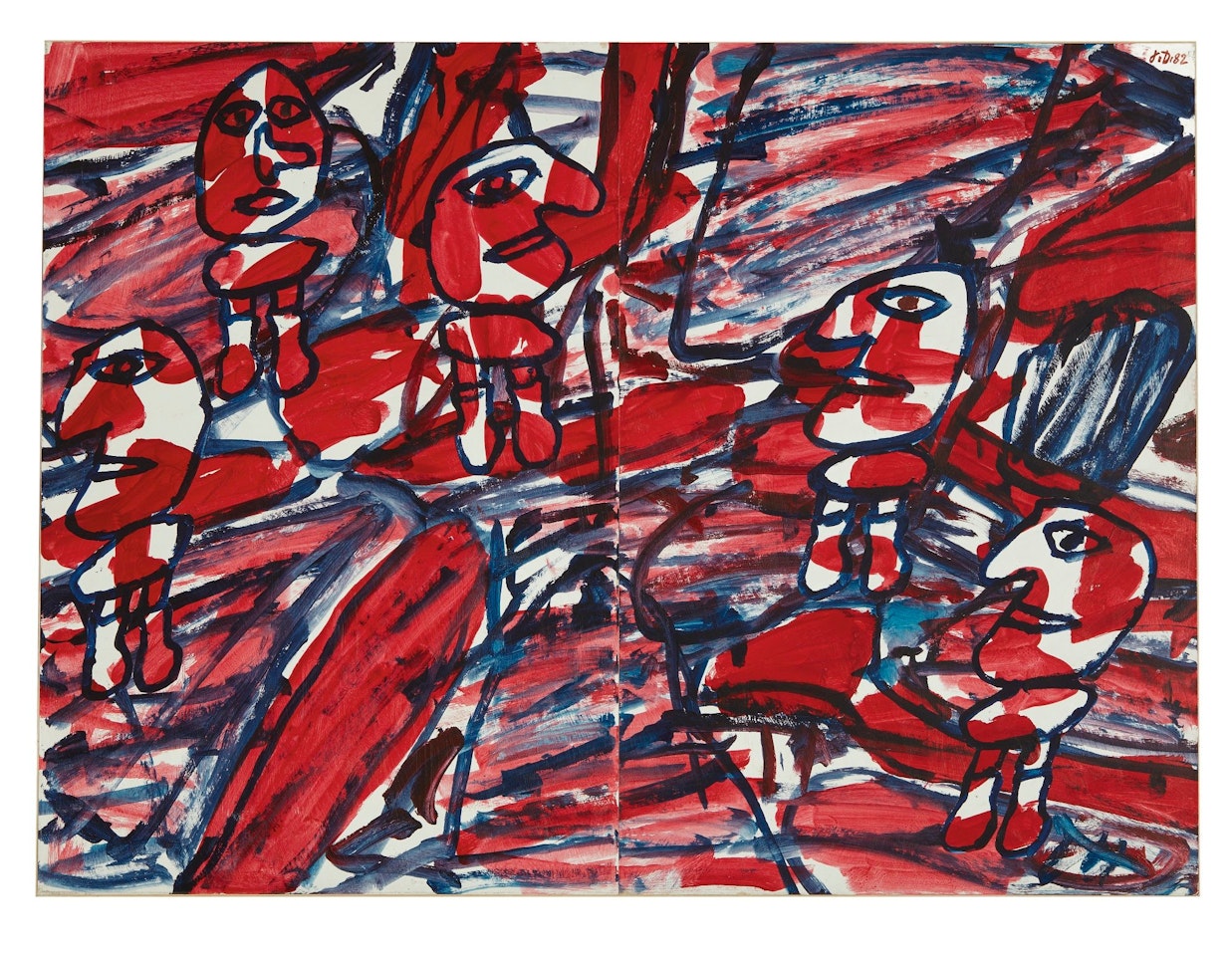 LE VASTE MONDE by Jean Dubuffet