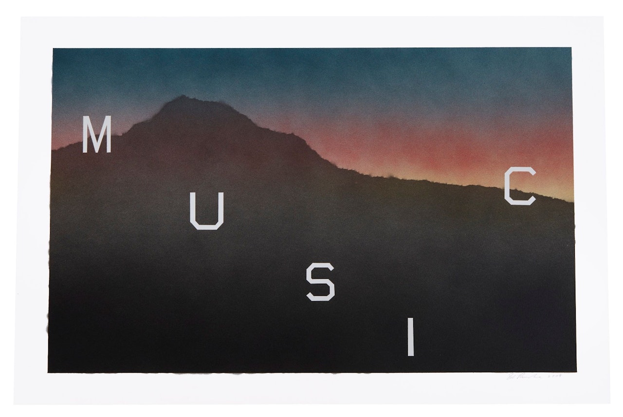 MUSIC by Ed Ruscha