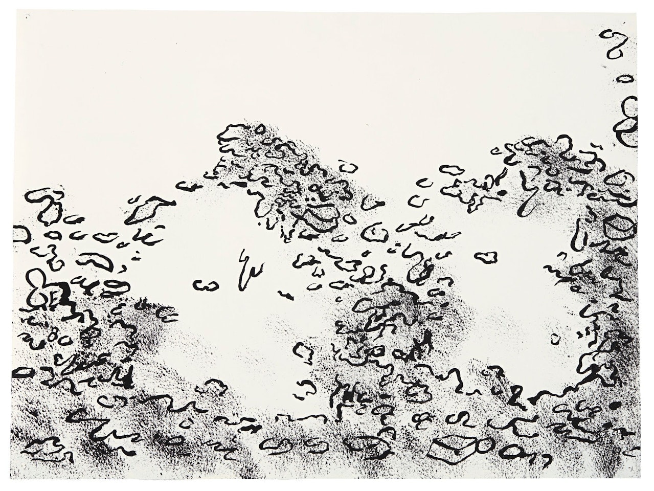 GARBAGE DRAWING #21 by Mike Kelley