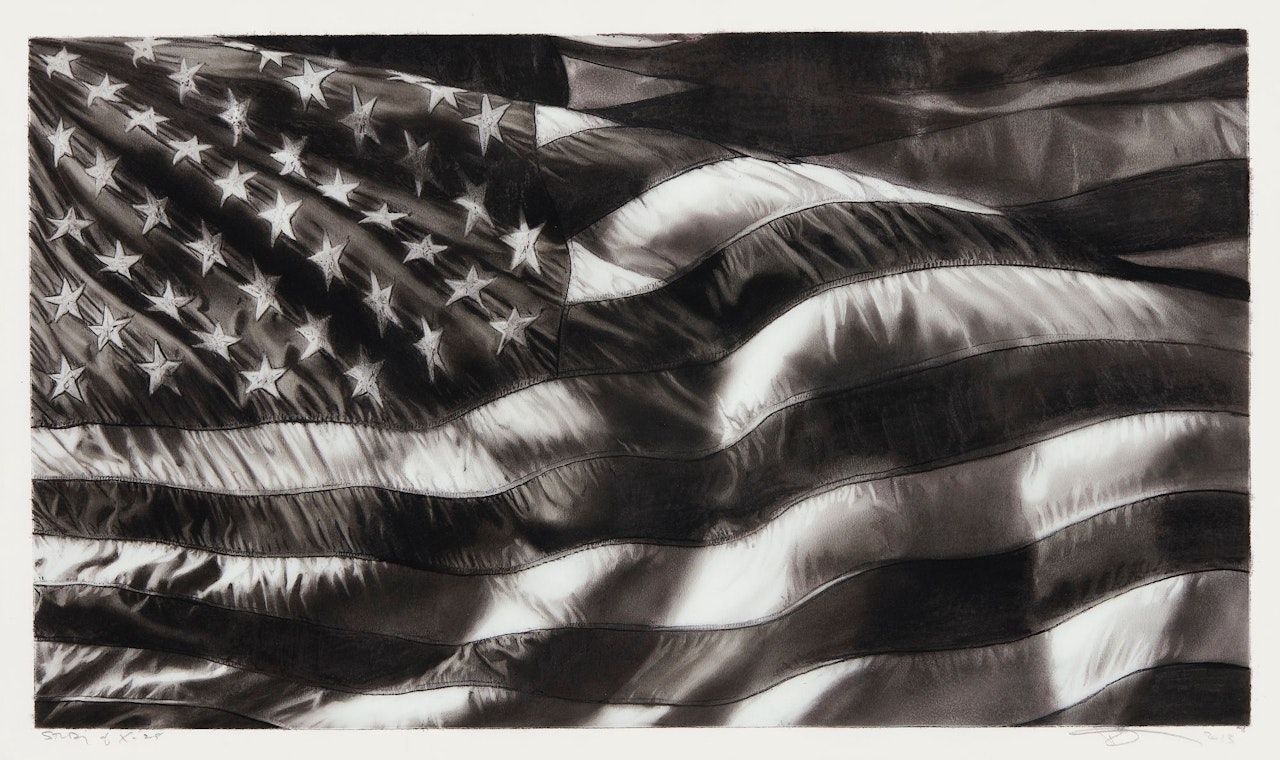 STUDY FOR X-25 by Robert Longo