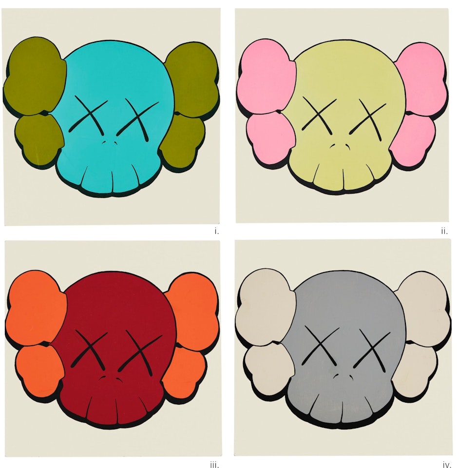 UNTITLED [4 WORKS] by Kaws