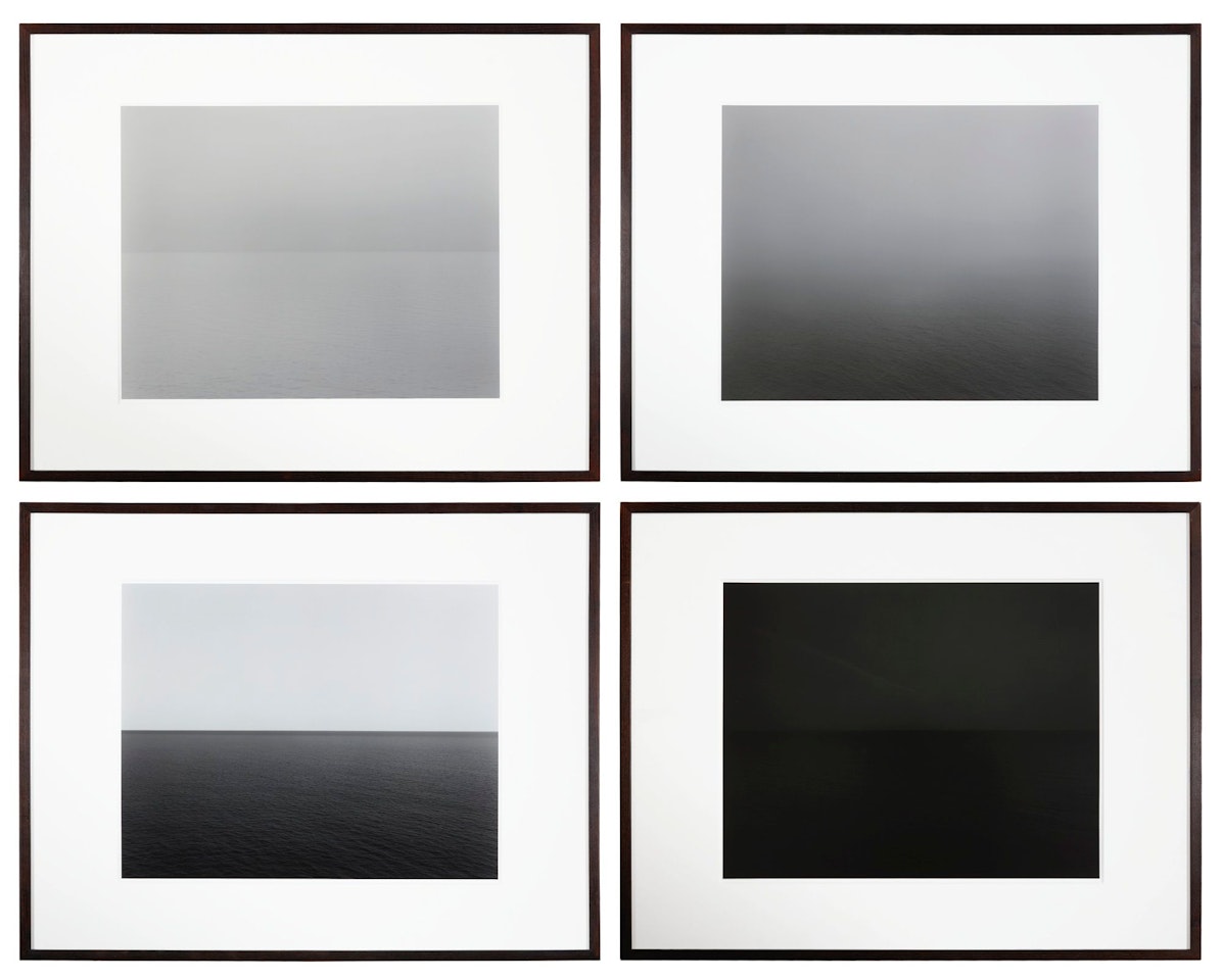 I. LAKE SUPERIOR, CASCADE RIVER II. NORTH PACIFIC OCEAN, MT. TAMALPAIS... by Hiroshi Sugimoto