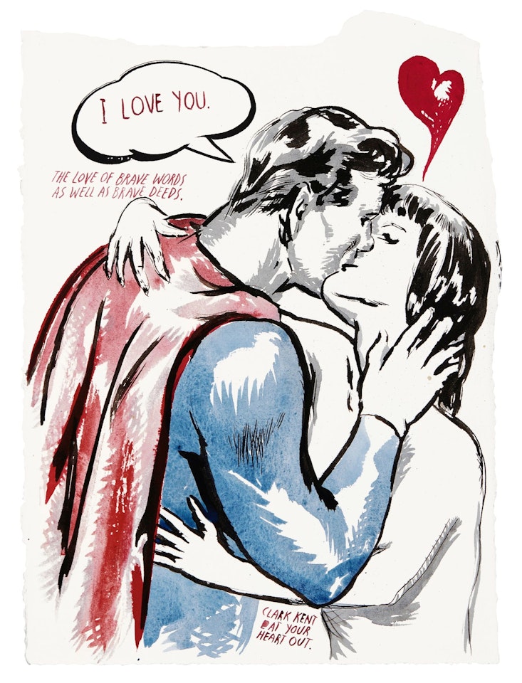 NO TITLE (I LOVE YOU...) by Raymond Pettibon