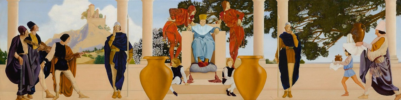 STUDY FOR 'OLD KING COLE' by Maxfield Parrish