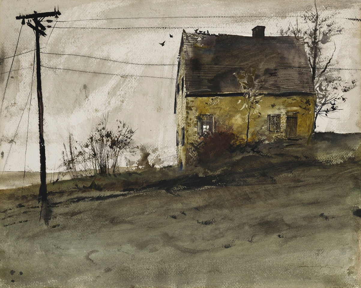 HANS HERR HOUSE by Andrew Wyeth