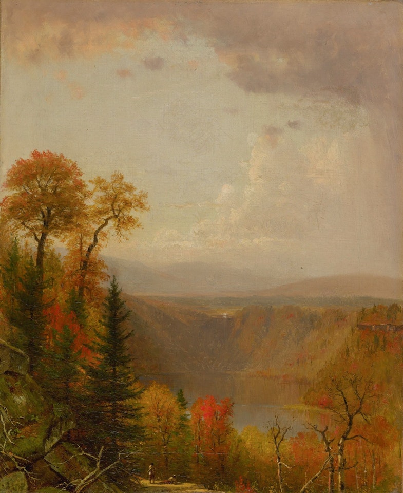 KAATERSKILL FALLS by Worthington Whittredge