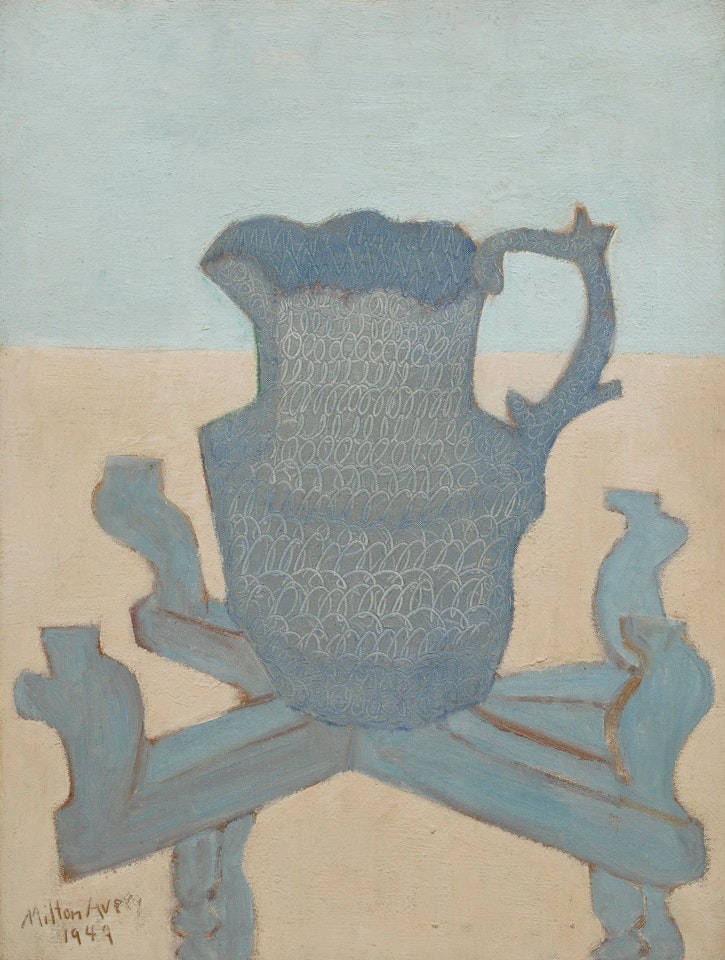 BLUE PITCHER by Milton Avery