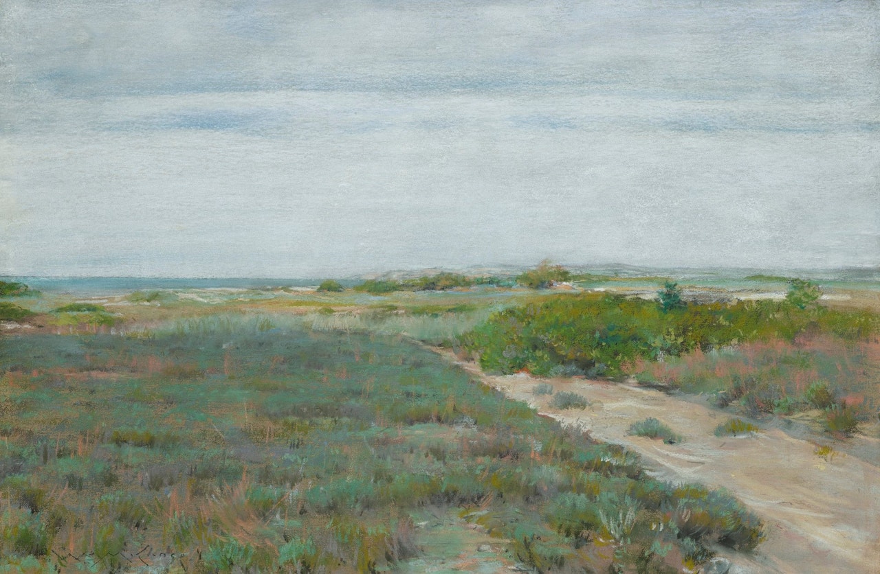 NEAR THE SEA (SHINNECOCK) by William Merritt Chase