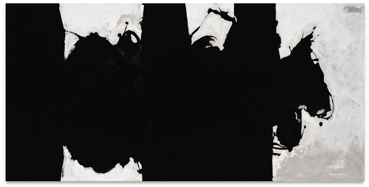 ELEGY STUDY NO. XIII by Robert Motherwell