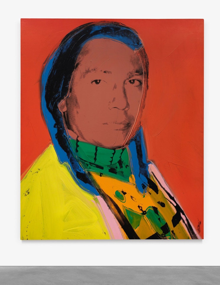 THE AMERICAN INDIAN (RUSSELL MEANS) by Andy Warhol