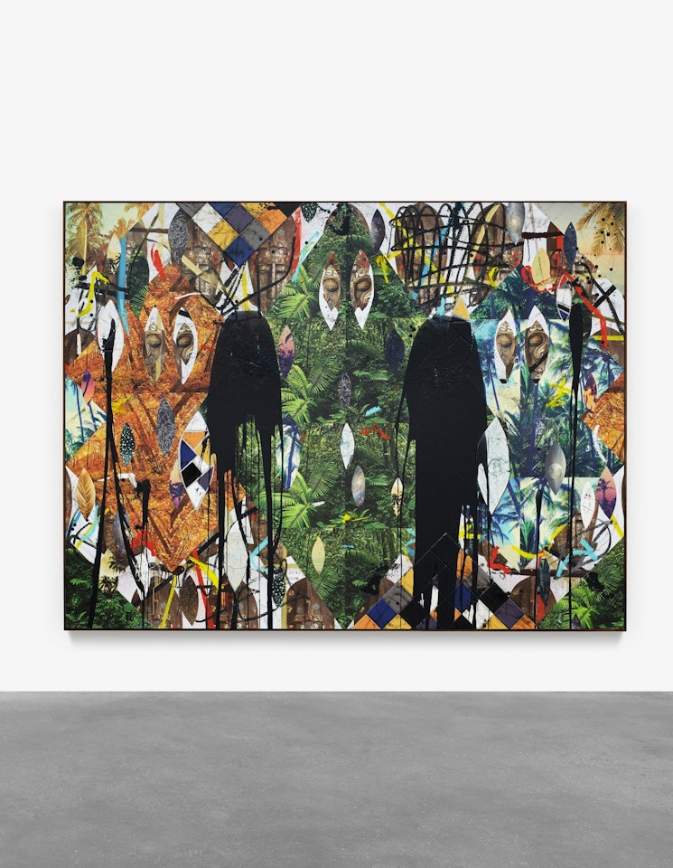 UNTITLED ESCAPE COLLAGE by Rashid Johnson