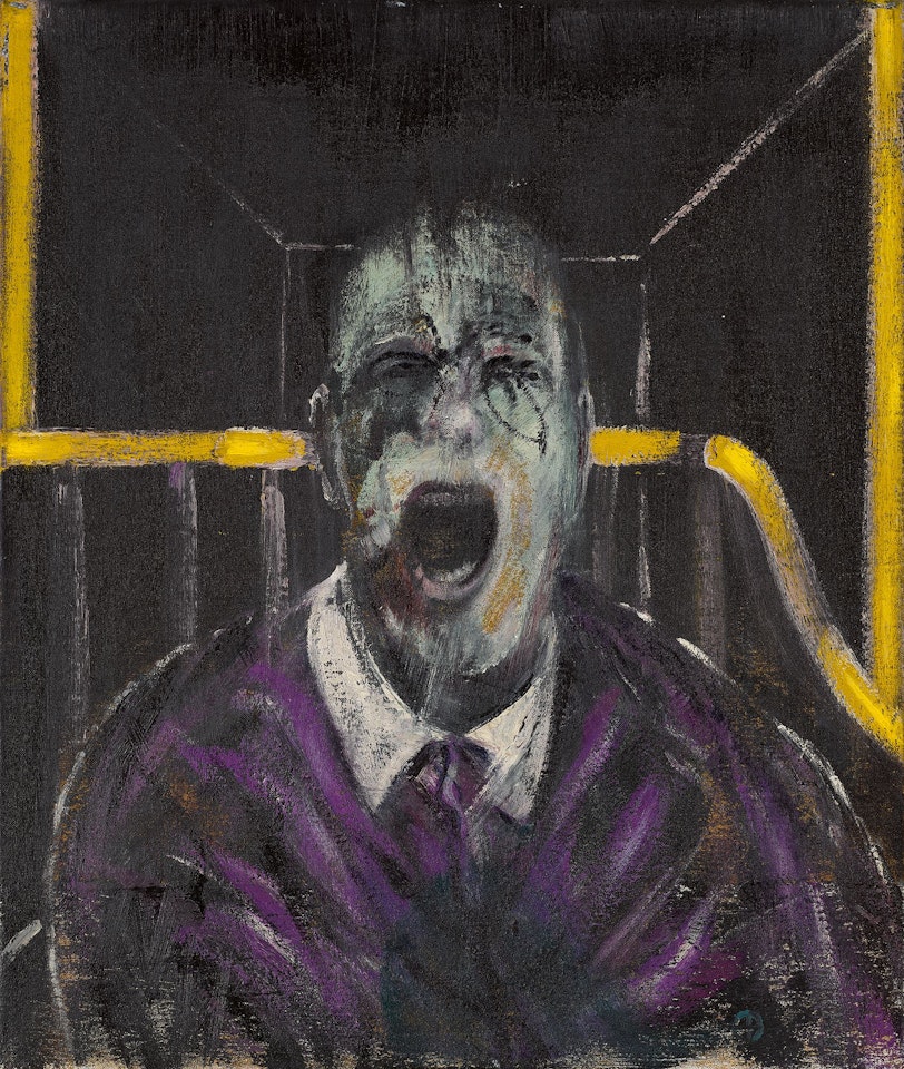 STUDY FOR A HEAD by Francis Bacon