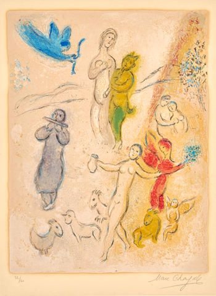 La Fable de Syringe by Marc Chagall