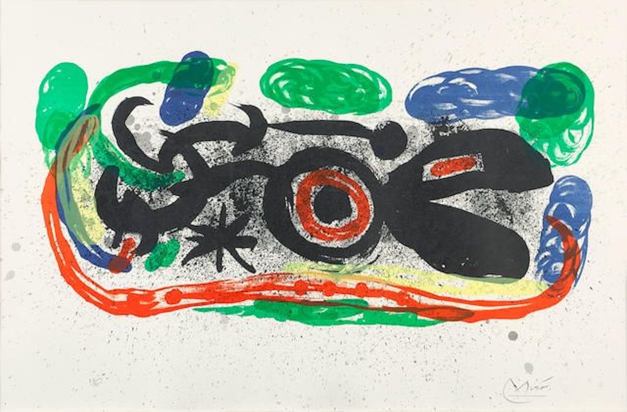 L'Oiseau Mangeant Le Feu by Joan Miró