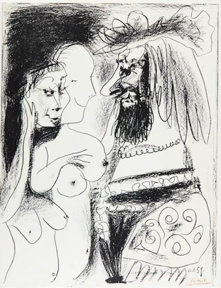 Vieux Roi by Pablo Picasso