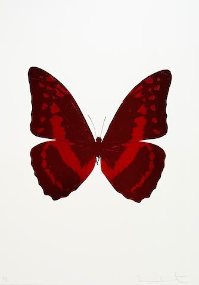 Burgundy/Chilli Red by Damien Hirst
