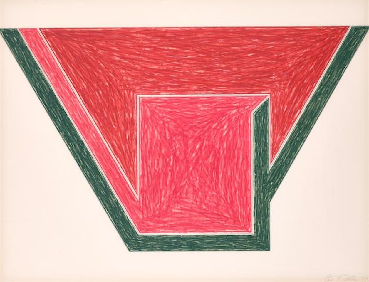 Union, from the Eccentric Polygon Series by Frank Stella