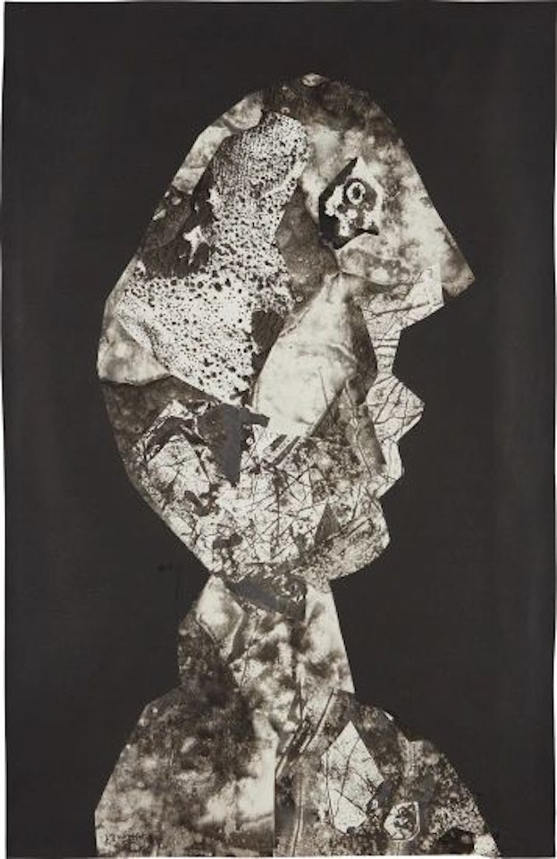 Tête griotte by Jean Dubuffet