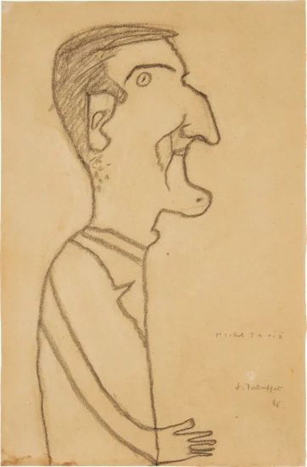 Michel Tapié by Jean Dubuffet