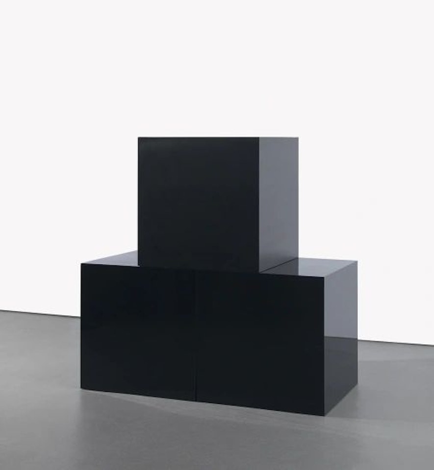 Black Cubes by Sol LeWitt