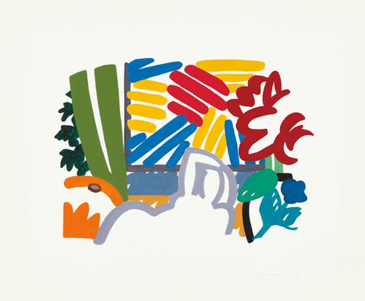 Study for Still Life with Matisse & Johns by Tom Wesselmann