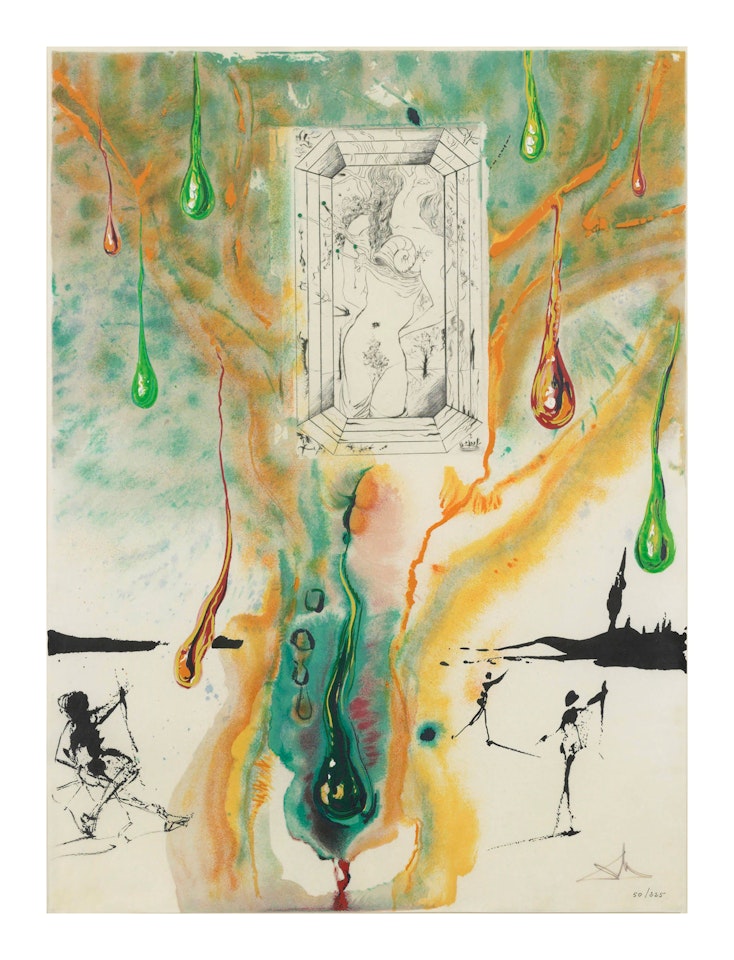 Alchimie des philosophes by Salvador Dali