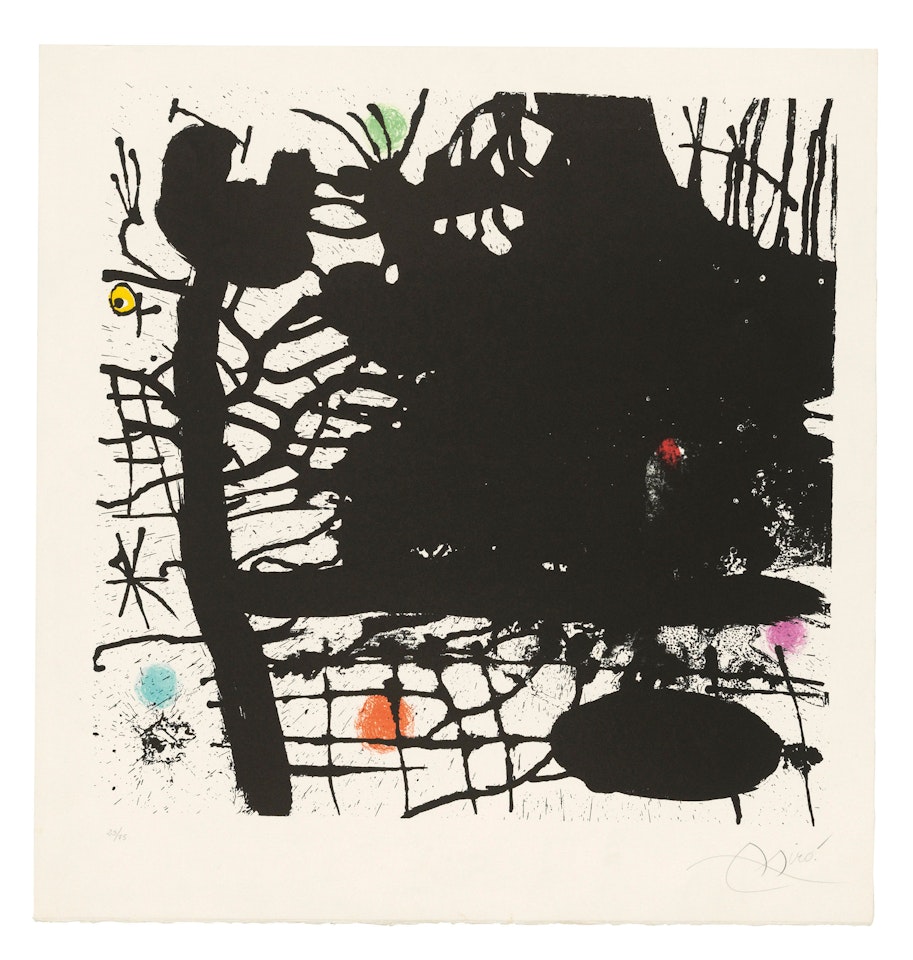 La nuit tentaculaire by Joan Miró