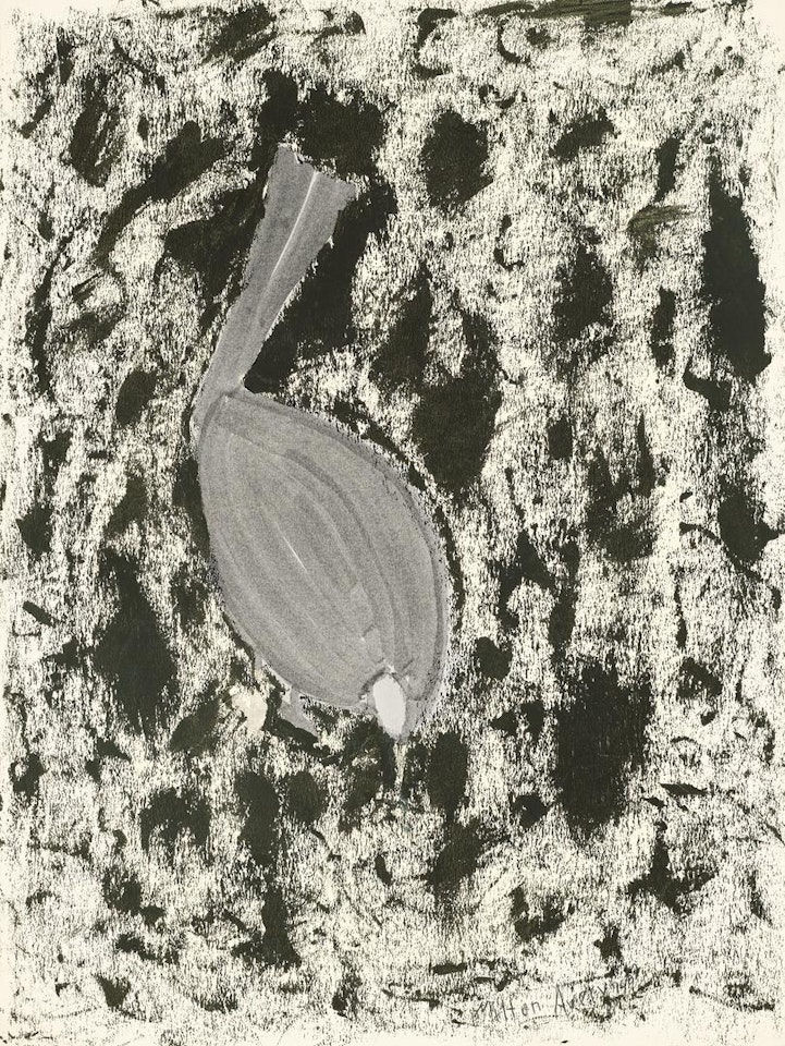 Bird Foraging by Milton Avery