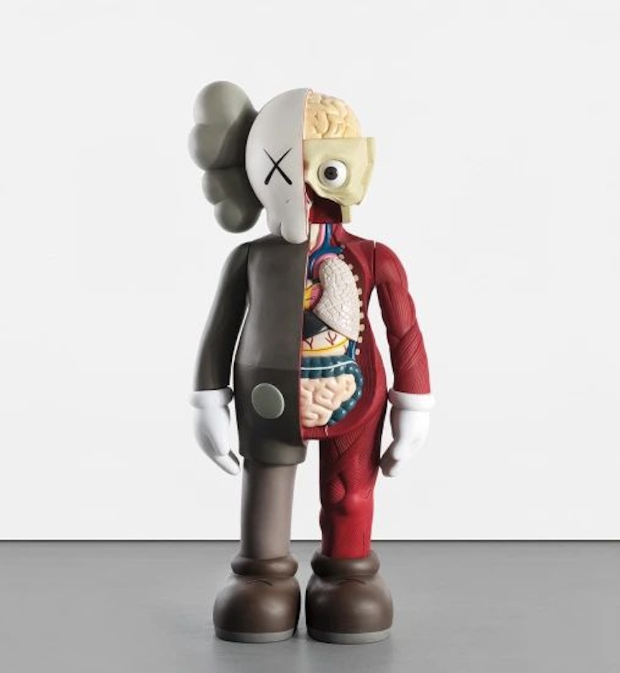 FOUR FOOT DISSECTED COMPANION (BROWN) by Kaws