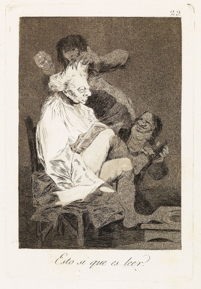 Esto Si Que Es Leer by Francisco José de Goya