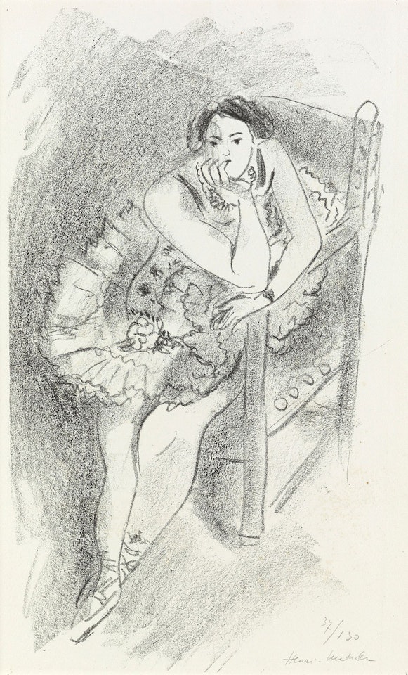 Danseuse Au Fauteuil De Bois by Henri Matisse