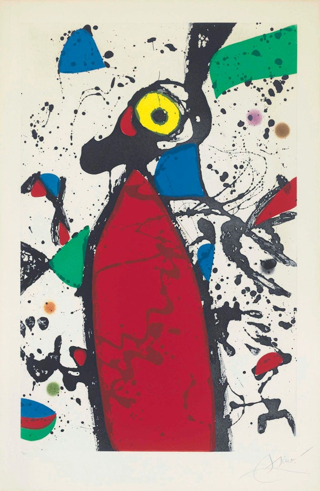 Souris Rouge À La Mantille by Joan Miró