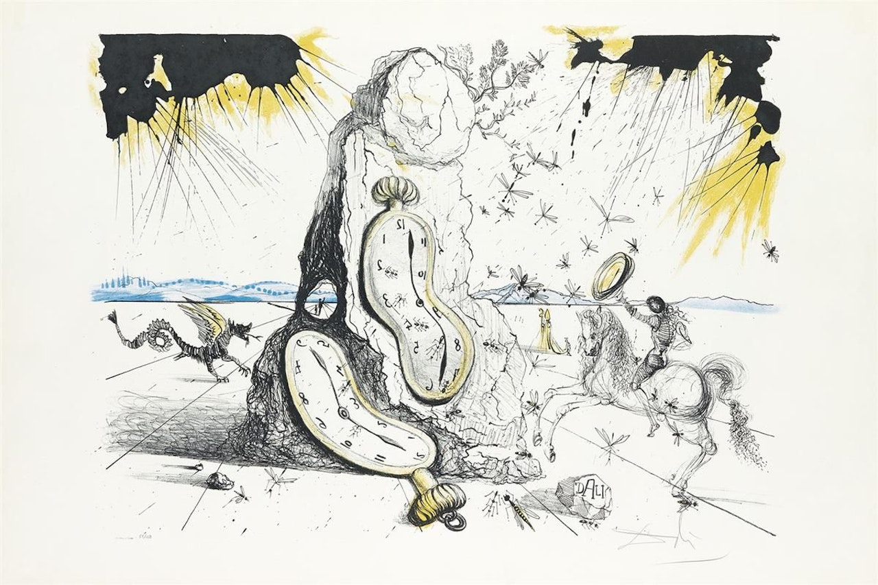 Cosmic Rays Resuscitating Soft Watches by Salvador Dali
