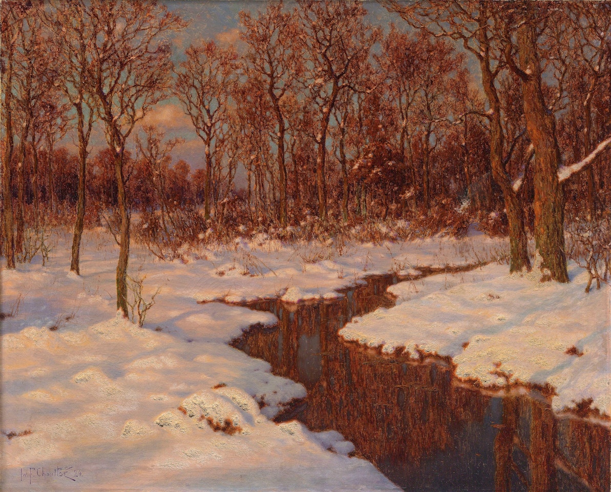 Winter landscape by Ivan Fedorovich Choultse