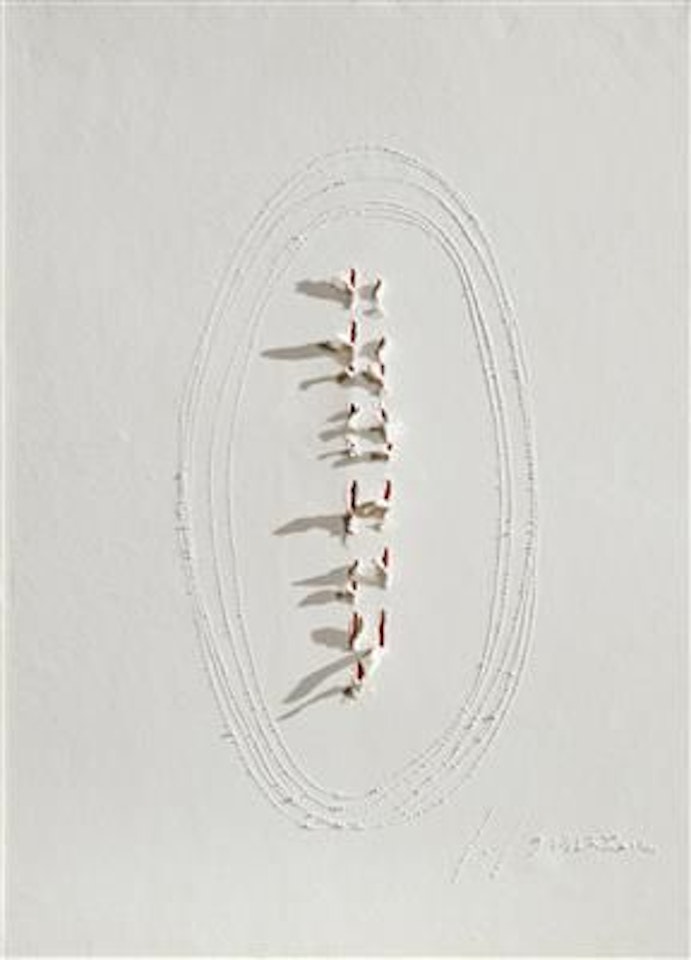 Concetto spaziale by Lucio Fontana
