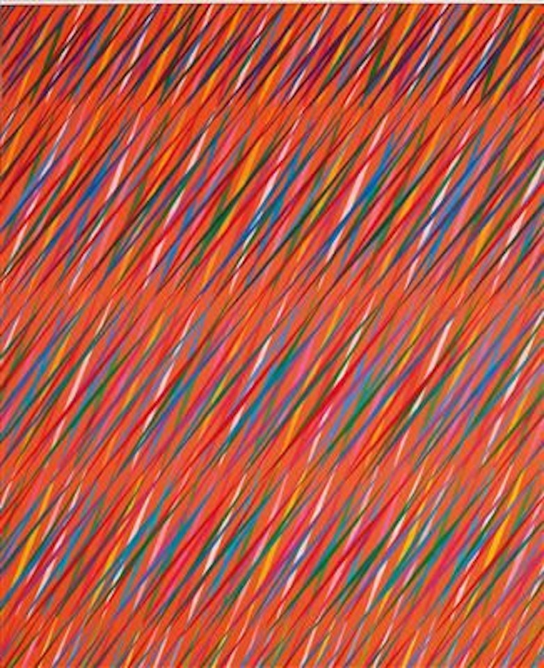 Shatten orange by Piero Dorazio