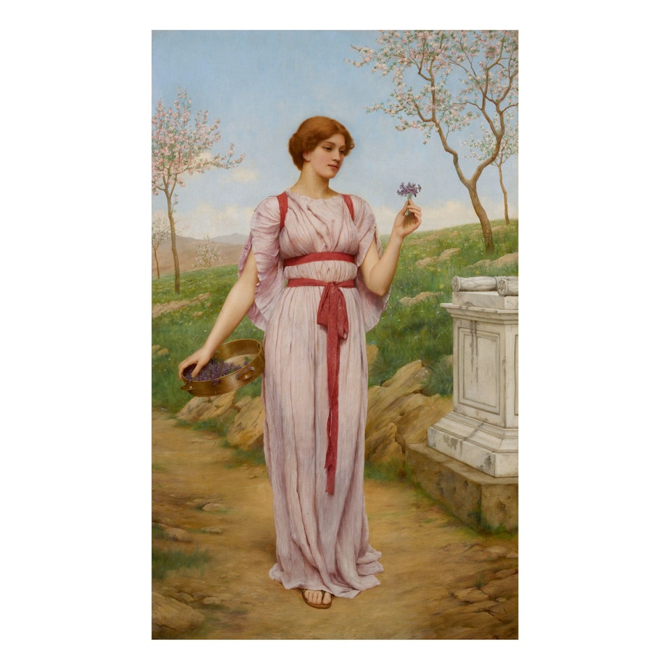 THE POSY by JOHN WILLIAM GODWARD, R.B.A.